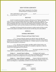 Law Firm Partnership Agreement Example