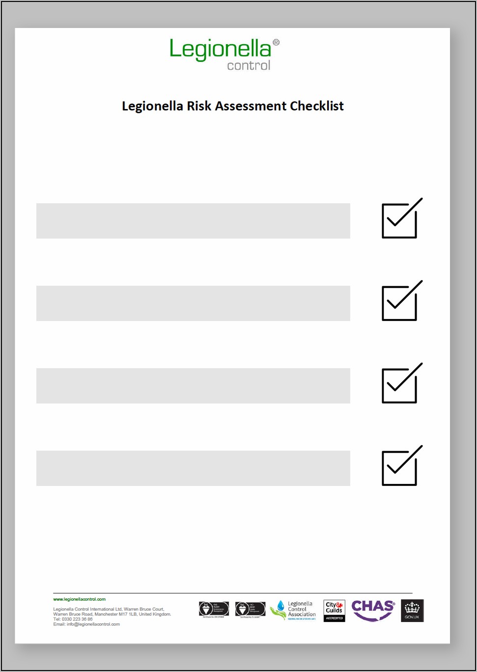 Legionella Risk Assessment Template Scotland Free