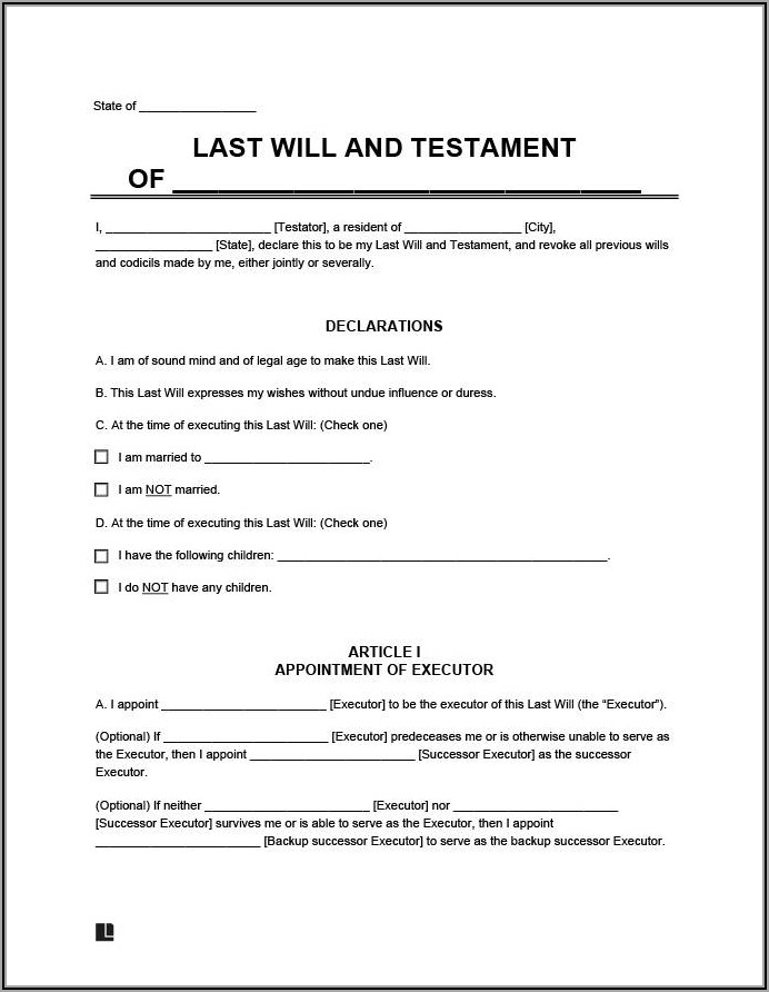 Living Trust Amendment Form Free