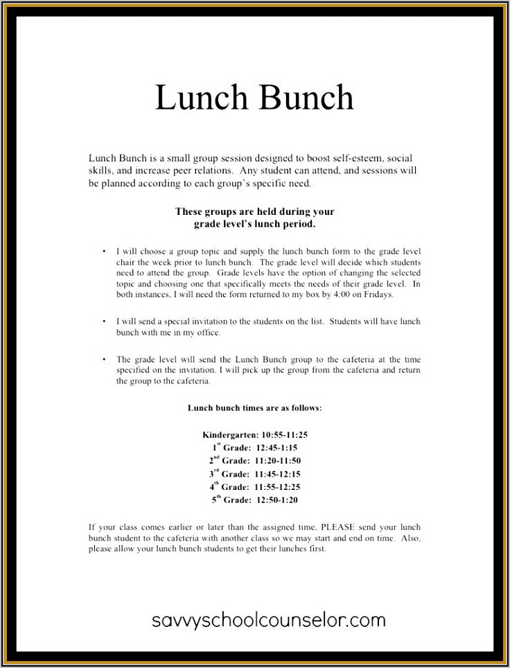 Lunch Invitation Email Template