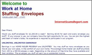 Make Money From Home Packing Envelopes