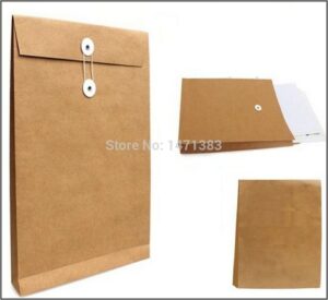 Manila Envelope With String Closure