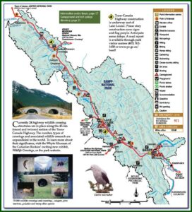 Map Of Hotels In Banff Canada
