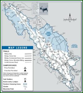 Map Of Hotels In Banff National Park
