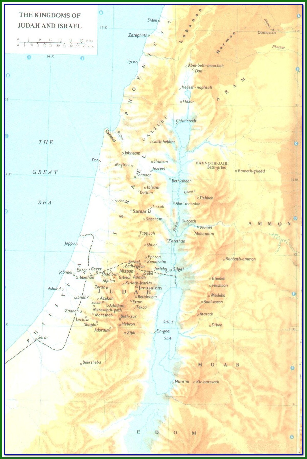 Map Of Israel Border Wall