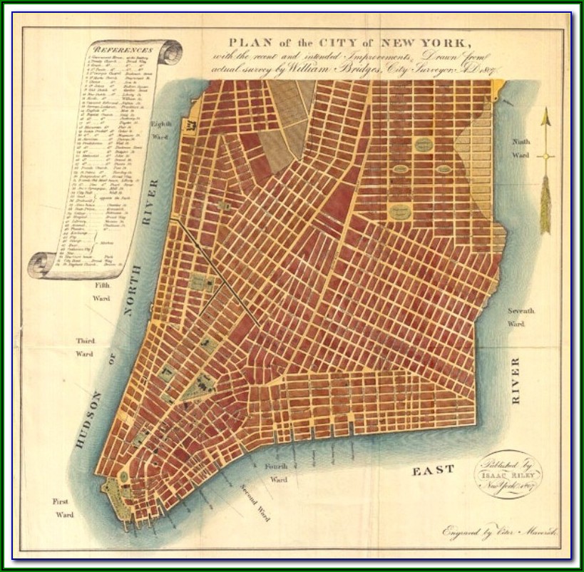 Map Of Nyc Manhattan Streets