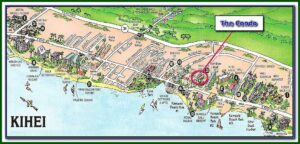 Map Of West Maui Hotels And Condos