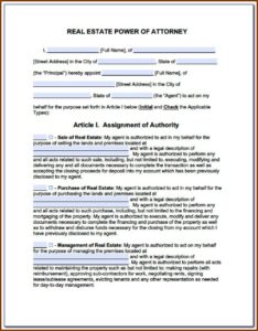 Maryland Power Of Attorney Form 2848