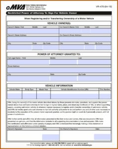 Maryland Power Of Attorney Forms Download