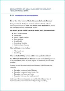 Medicare Bulk Billing Forms Allied Health