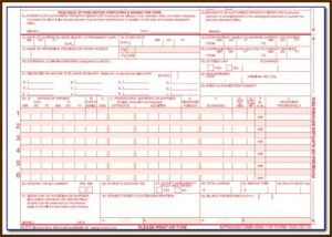 Medicare Claim Form 1500 Instructions