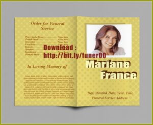Memorial Program Templates Free