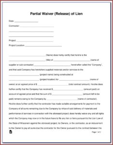 Michigan Construction Lien Act Forms