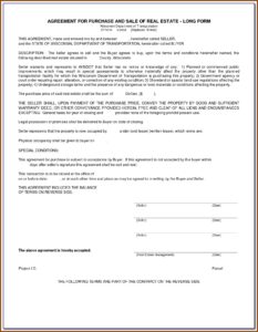 Michigan Realtor Purchase Agreement Form