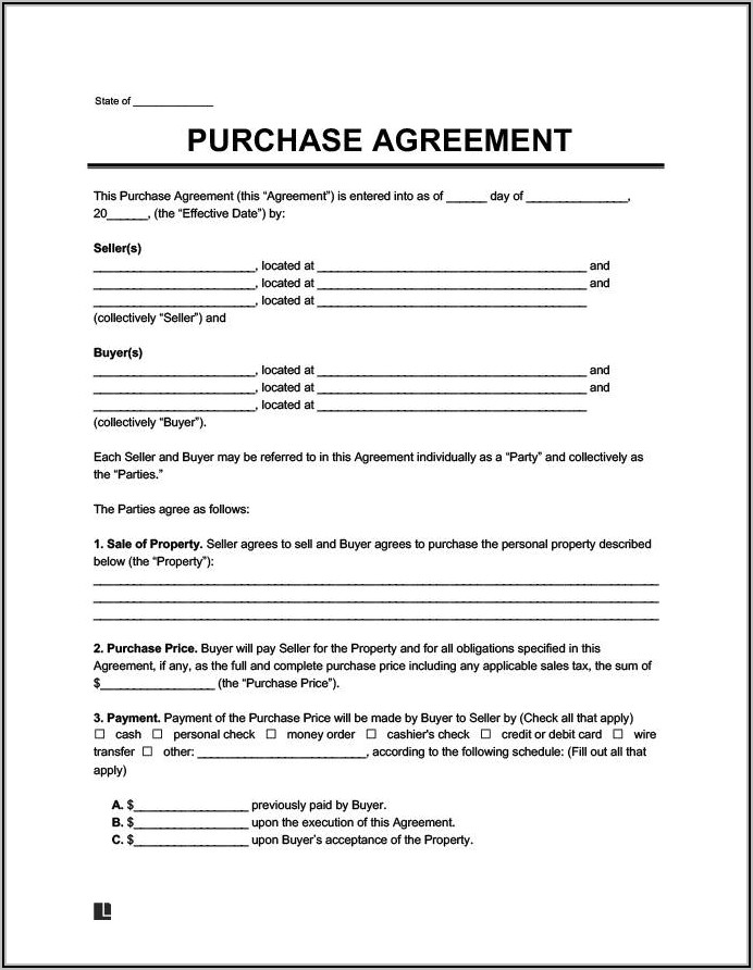 Motorcycle Sale Agreement Format