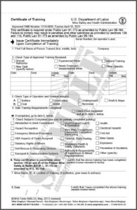 Msha Equipment Inspection Forms