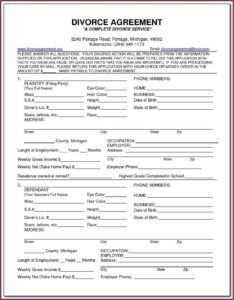 Nc Uncontested Divorce Forms
