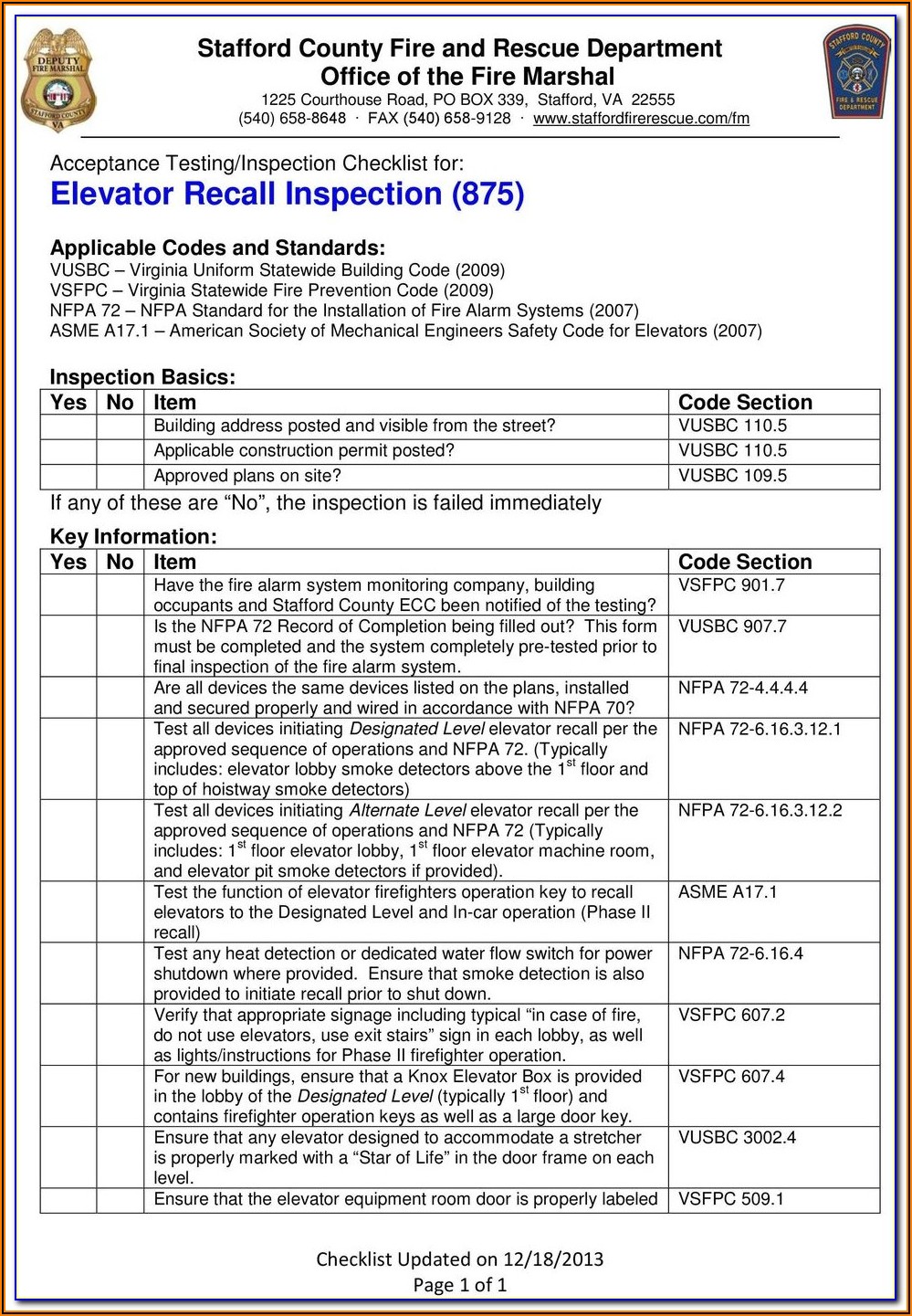 Nfpa Fire Pump Acceptance Test Form