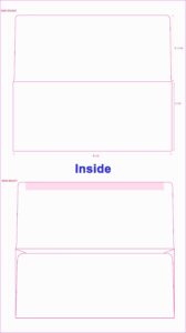 Number 9 Remittance Envelope Template