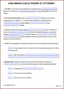 Ohio Supreme Court Temporary Custody Forms