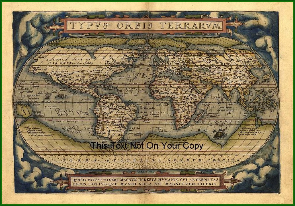 Ortelius World Map