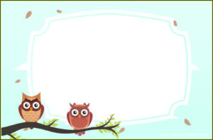 Owl Invitation Template