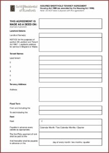 Pdf Printable Free Tenancy Agreement Template Word Uk