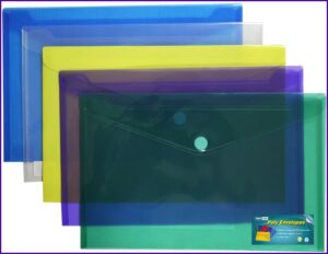 Poly Envelope With Velcro Closure Legal Size