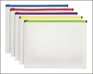 Poly Zip Envelopes For Binders
