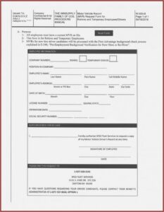 Pre Employment Background Check Authorization Form Philippines