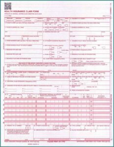 Printable Fillable Cms 1500 Form