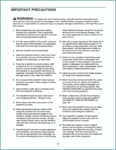 Proform Crosswalk 395 Troubleshooting