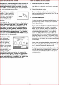 Proform Performance 1450 Treadmill Manual