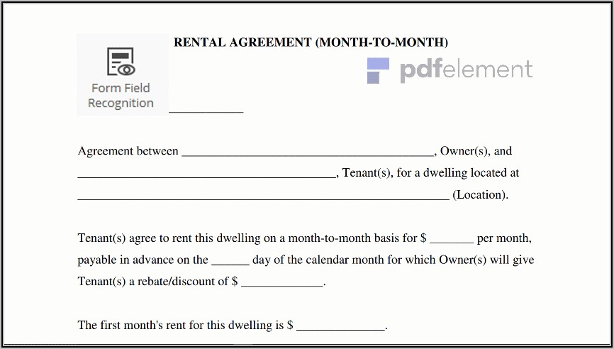 Property Lease Agreement Template South Africa Word Document