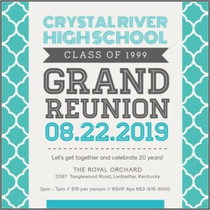 Reunion Invitation Template
