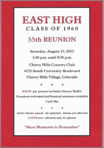 Reunion Party Invitation Template