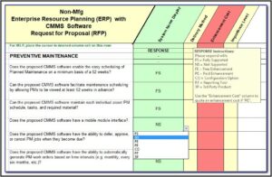 Rfp Template For Erp Software