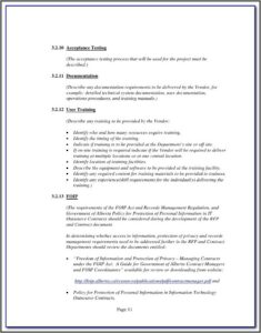 Rfp Template Software Projects