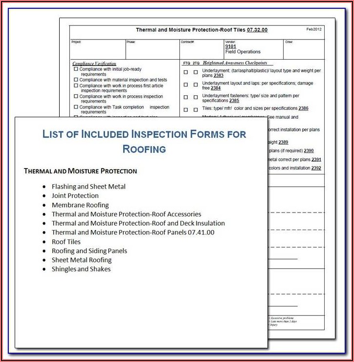 Roofing Contract Sample Form
