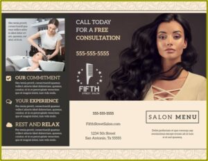 Salon Brochure Templates