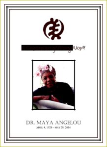 Sample Funeral Program Template Free