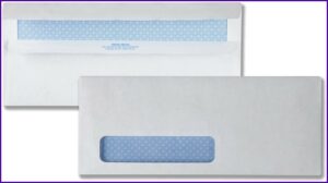 Sam's Club Double Window Envelopes
