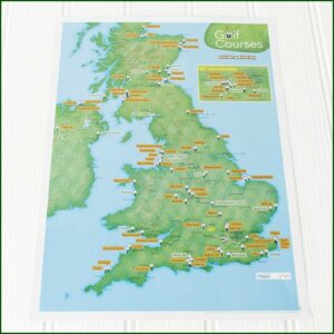 Scratch Off Map Uk