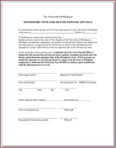 Simple Promissory Note Template Canada