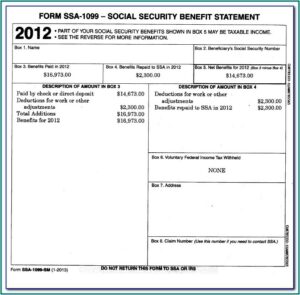 Social Security Work History Form 7050