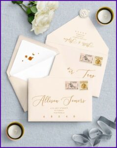 Square Flap Envelope Template