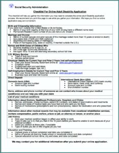 Ssa.gov Disability Application