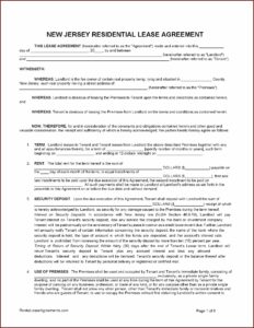 Standard Form Of Condominium Apartment Lease 2019