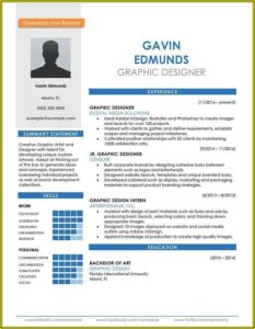 Standard Resume Format Word File