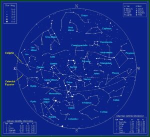 Star Constellations Map